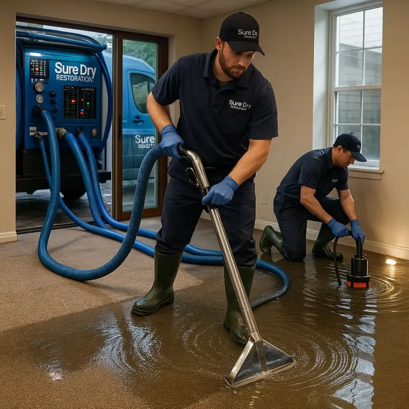 Water Extraction and Removal process in San Antonio, FL